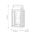 Sag Harbor 2 Light Medium Wall Lantern