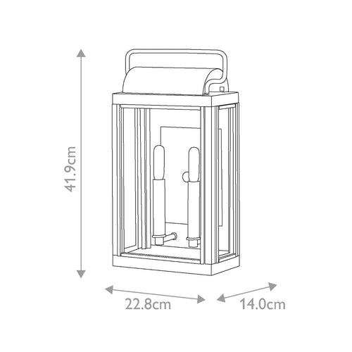 Sag Harbor 2 Light Medium Wall Lantern 1
