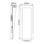 Taper LED Wall Lantern