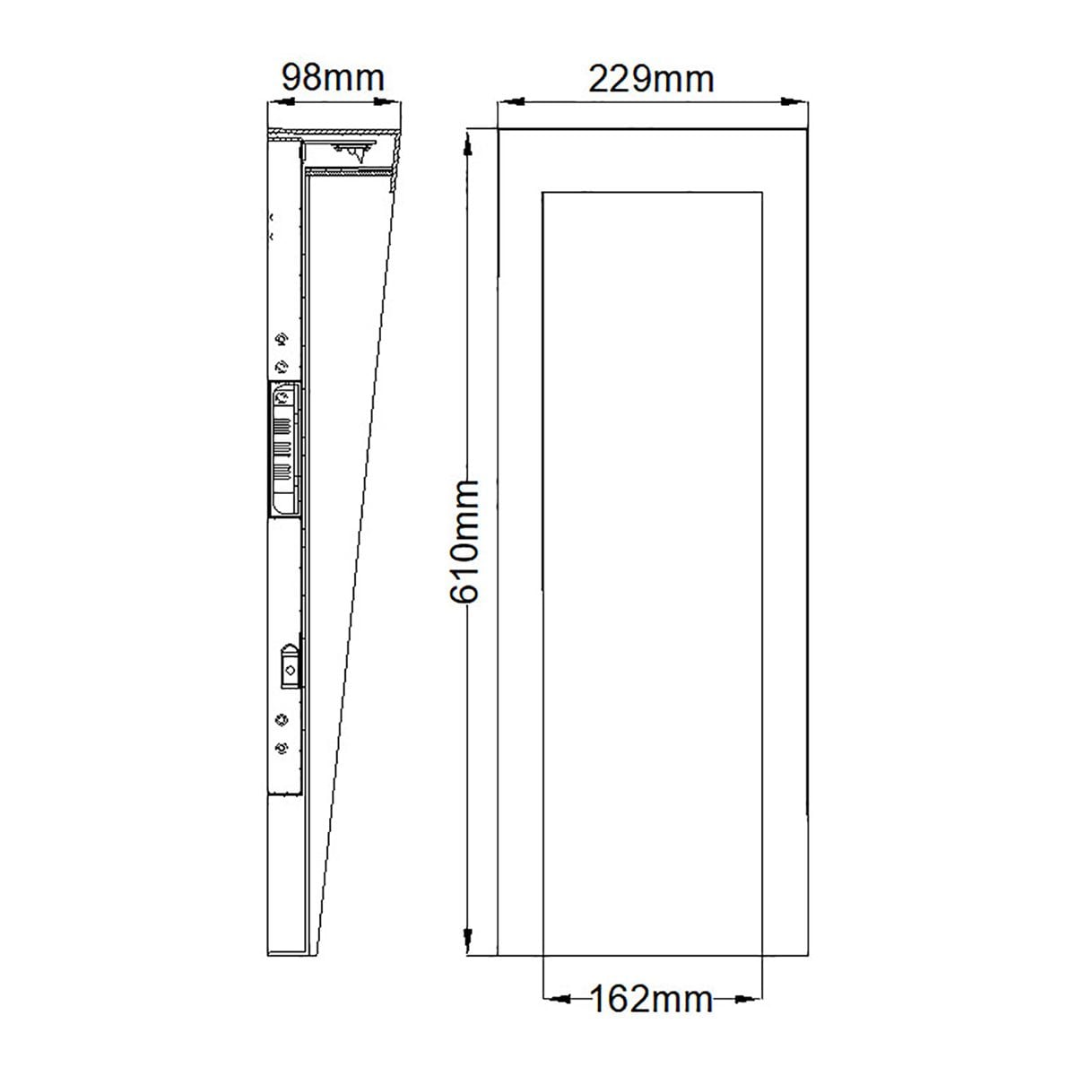 Taper LED Wall Lantern