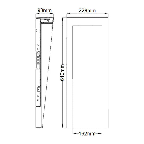 Taper LED Wall Lantern