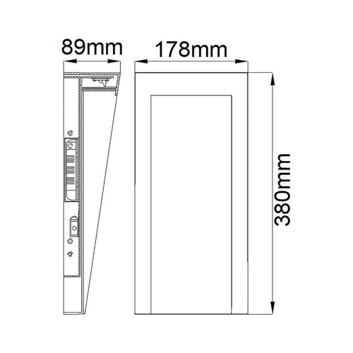Taper LED Wall Lantern 1