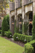 Trellis 4-Light Large Wall Lantern (Regency Bronze & Seedy Glass)