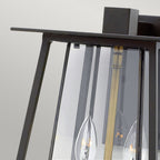 Walker 2-Light Large Wall Lantern (Two-Tone Buckeye Bronze & Heritage Brass)