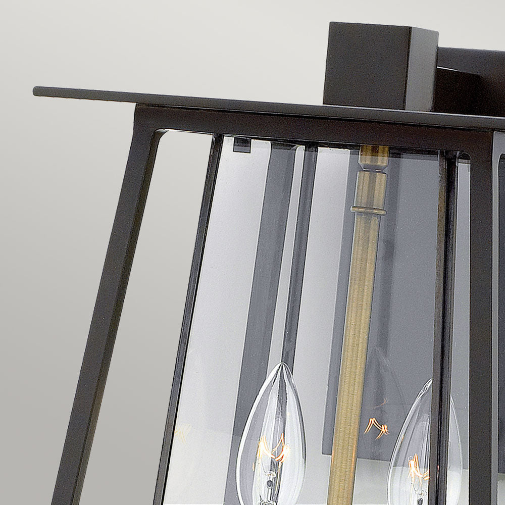 Walker 2-Light Large Wall Lantern (Two-Tone Buckeye Bronze & Heritage Brass)