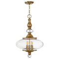 Wexley 5-Light Pendant Light (Clear Glass & Crystal Accents)