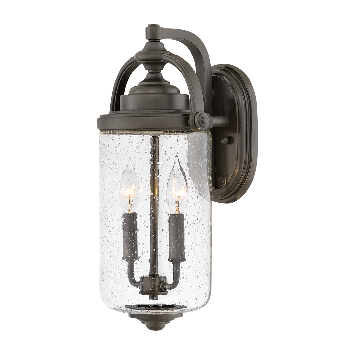 Willoughby 2-Light Oil Rubbed Bronze Wall Lantern