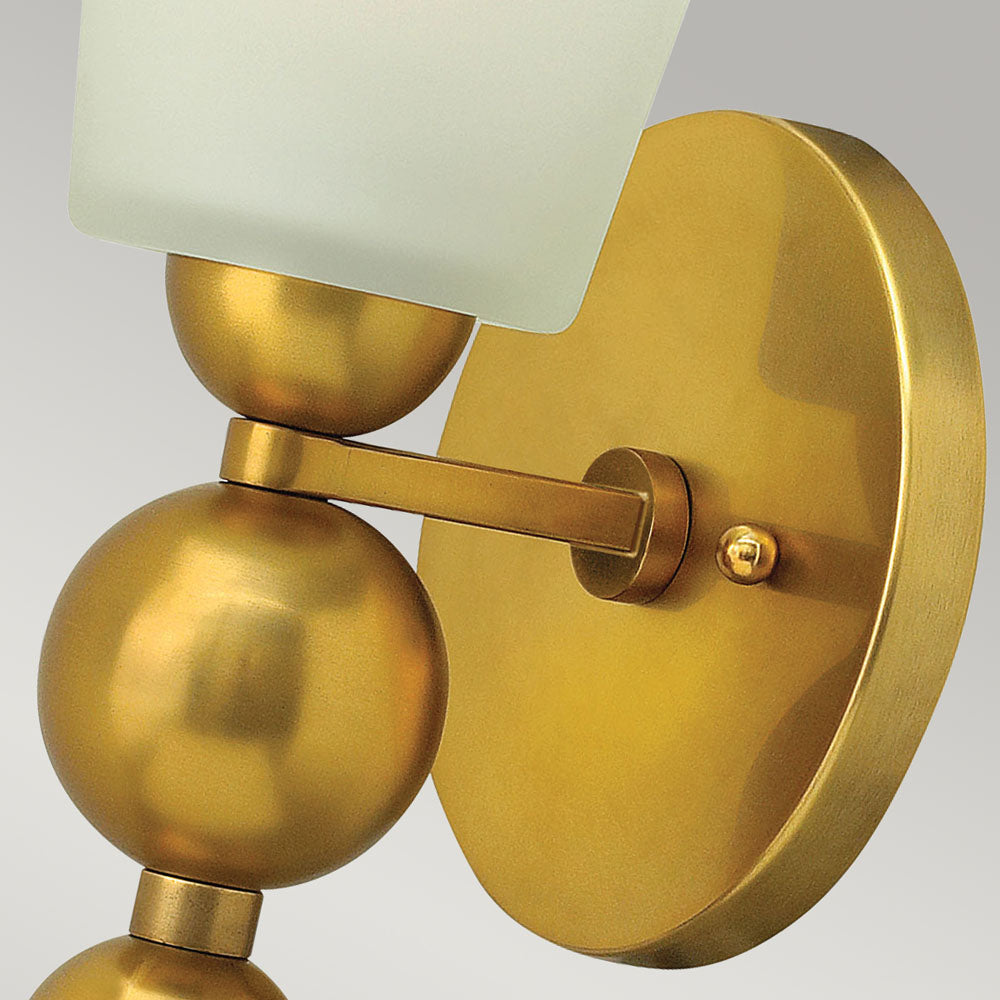 Zelda 1-Light Wall Sconce (Vintage Brass, Mid-Century Modern)
