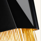 Zuma 3-Light Wall Sconce (Satin Black & Jeweler's Chain)