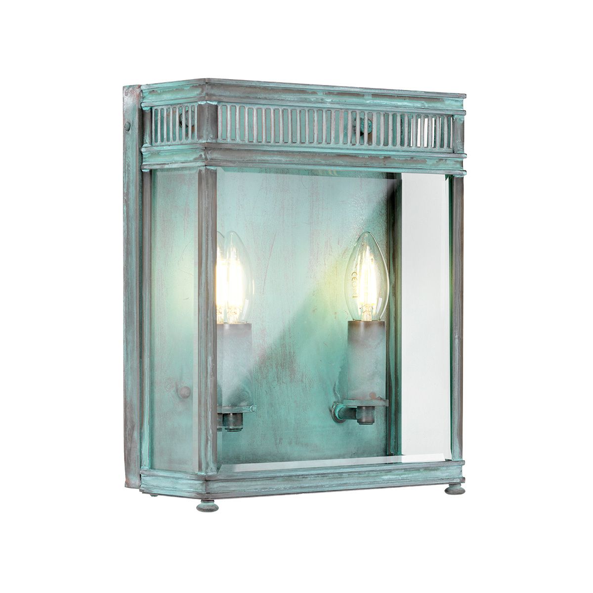Holborn 2 Light Medium Half Lantern 1