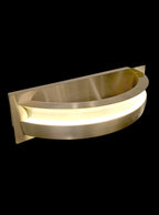 Eternity Satin Brass LED Wall Light