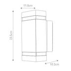 Jannik 2 Light Led Wall Light 1