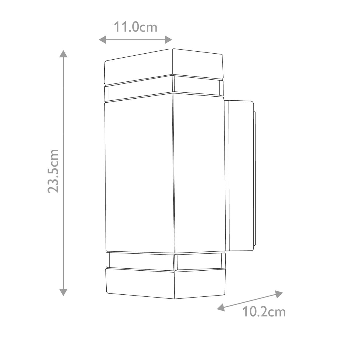 Jannik 2 Light Led Wall Light 1
