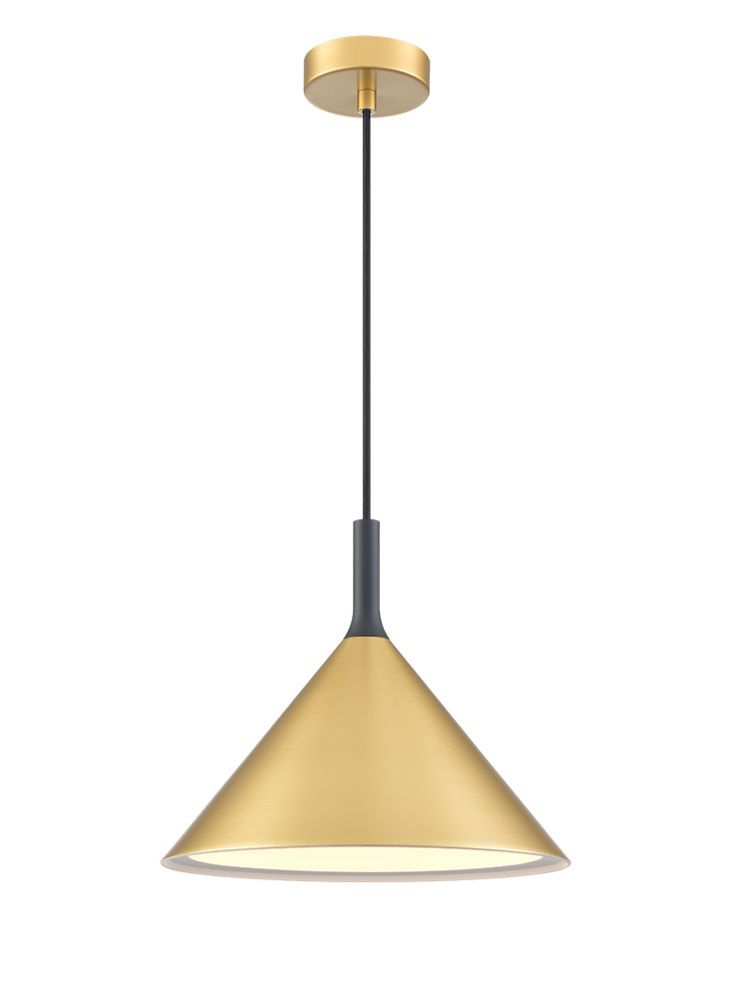 Joy Pendant 300mm satin brass