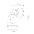 Aivian 1 Light Wall Light