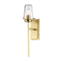 Alton 1 Light Wall Light Brushed Brass IP44