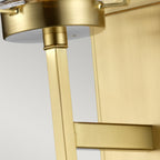 Alton 1 Light Wall Light Brushed Brass IP44