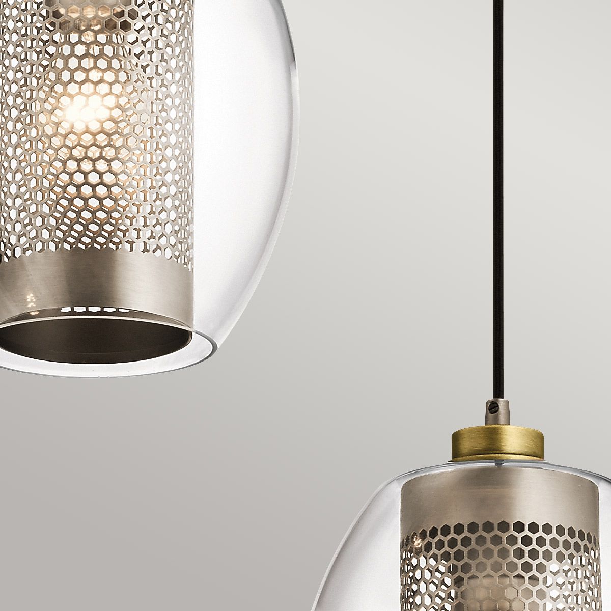 Asher 3 Light Pendant Rectangle
