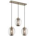 Asher 3 Light Pendant Rectangle