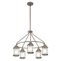 Ashland Bay 5 Light Outdoor Chandelier Bronze