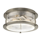 Ashland Bay 2 Light Outdoor Ceiling Flush Bronze
