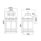 Ashland Bay 1 Light Large Wall Lantern 1