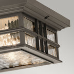 Beacon Square 2 Light Flush Mount