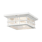 Beacon Square 2 Light Flush Mount White