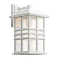 Beacon Square 1 Light Wall Lantern Medium White