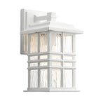 Beacon Square 1 Light Wall Lantern Small White