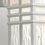 Beacon Square 1 Light Wall Lantern Small White