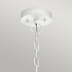 Beacon Square 1 Light Chain Lantern White