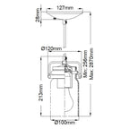 Brinley 1 Light Mini Pendant