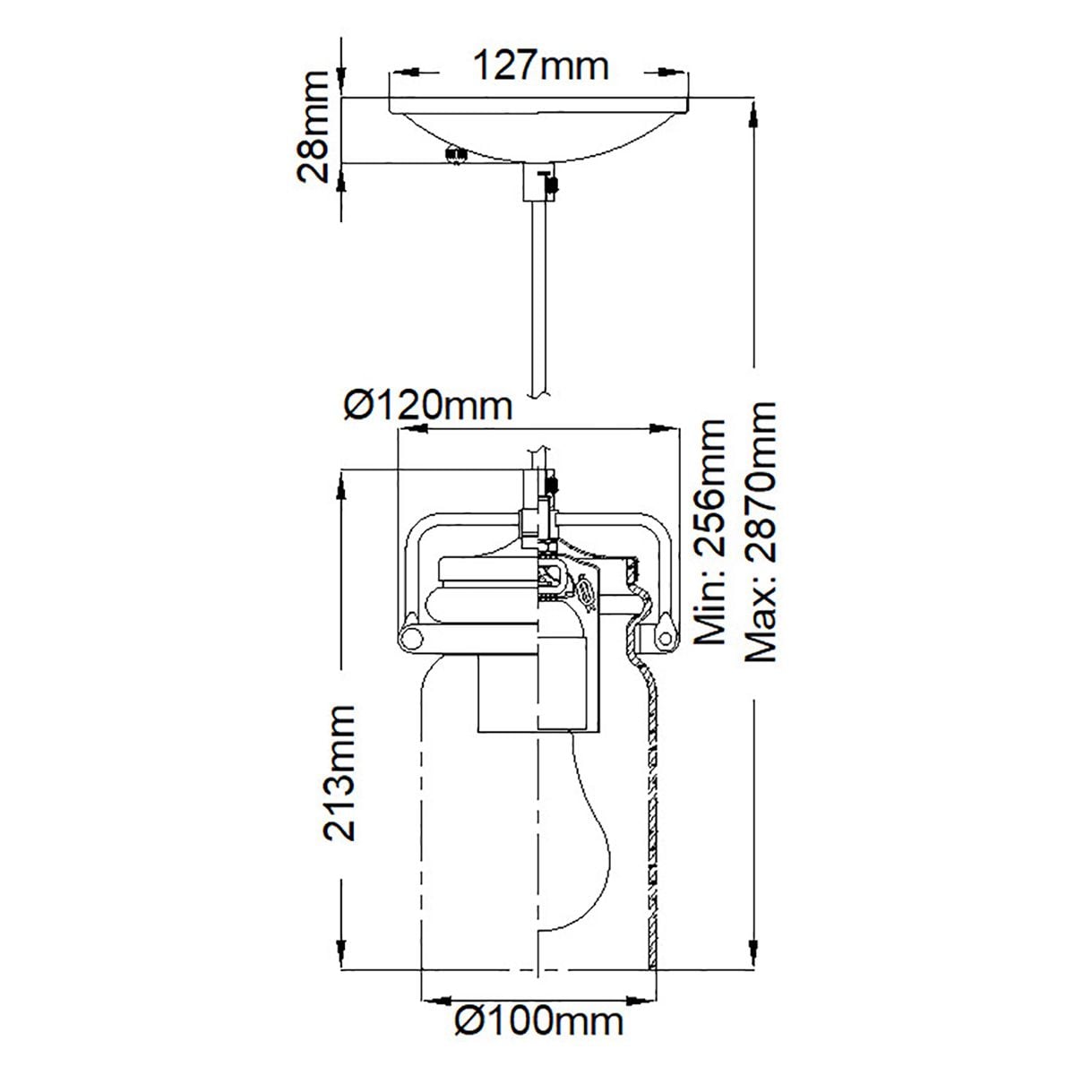 Brinley 1 Light Mini Pendant