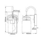 Brinley 1 Light Wall Light
