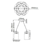 Brinley 6 Light Pendant