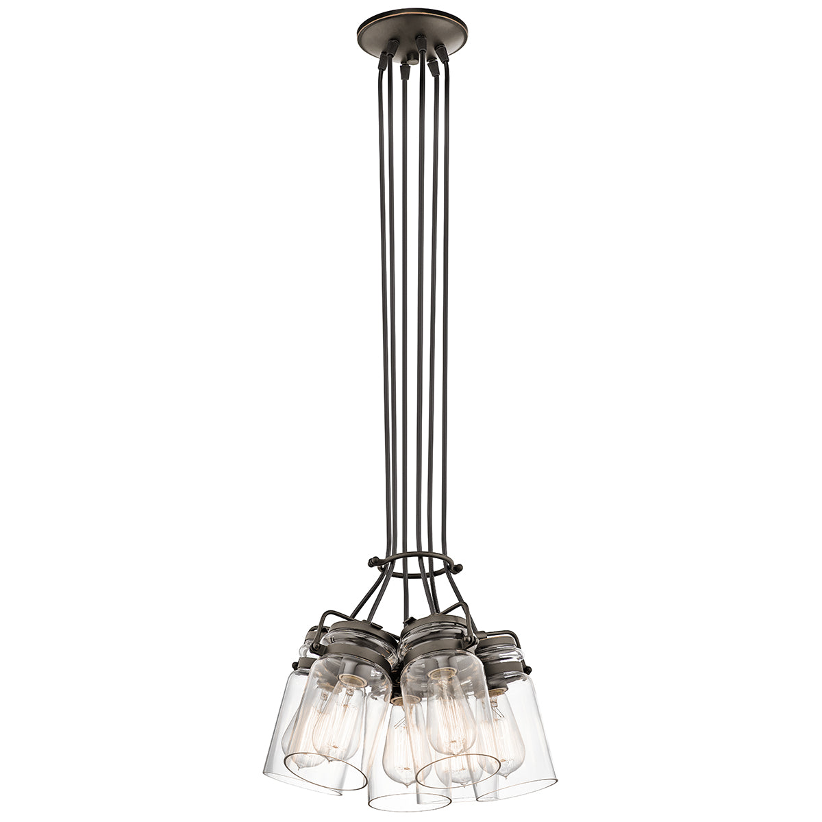 Brinley 6 Light Pendant - Olde Bronze