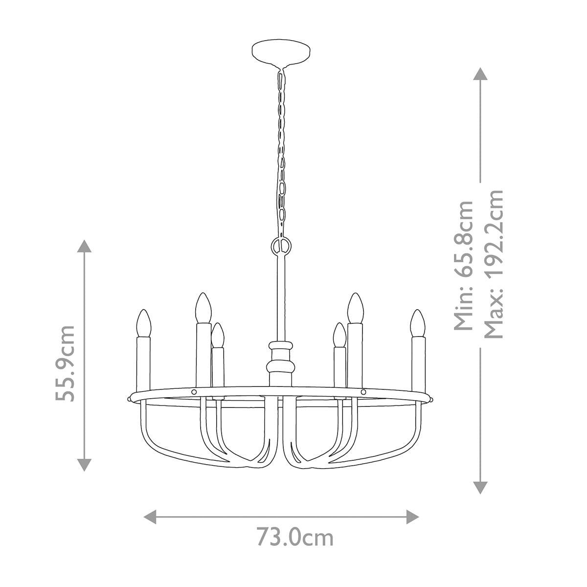 Capitol Hill 6lt Chandelier