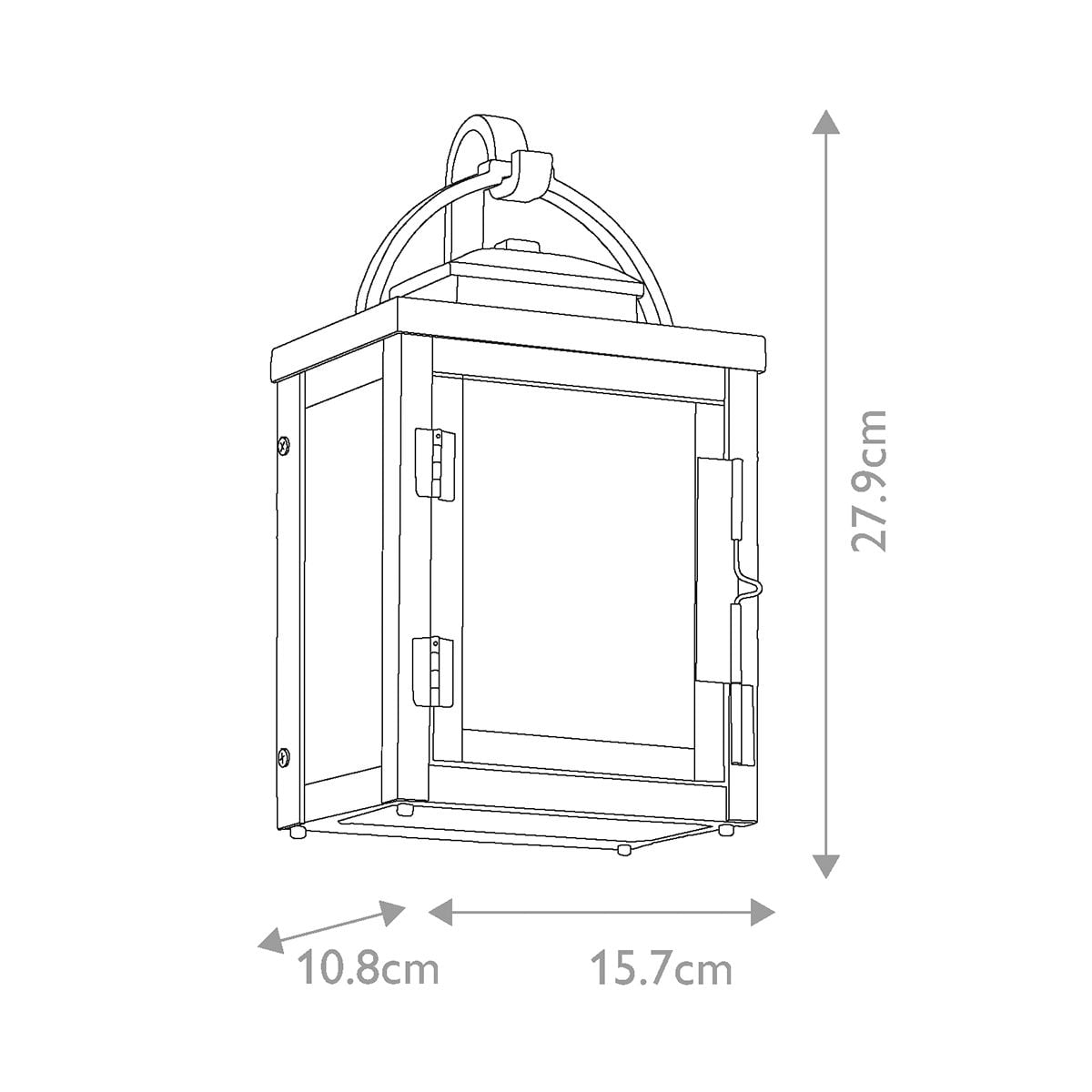 Carlson 1 Light Wall Lantern