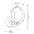 Grand Bank 1 Light Outdoor Wall Light