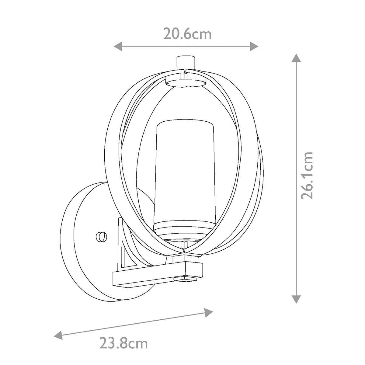 Grand Bank 1 Light Outdoor Wall Light