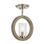Grand Bank 1 Light Wall Light/ Mini-Pendant/ Semi-Flush 1
