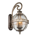 Halleron 3 Light Wall Lantern Bronze