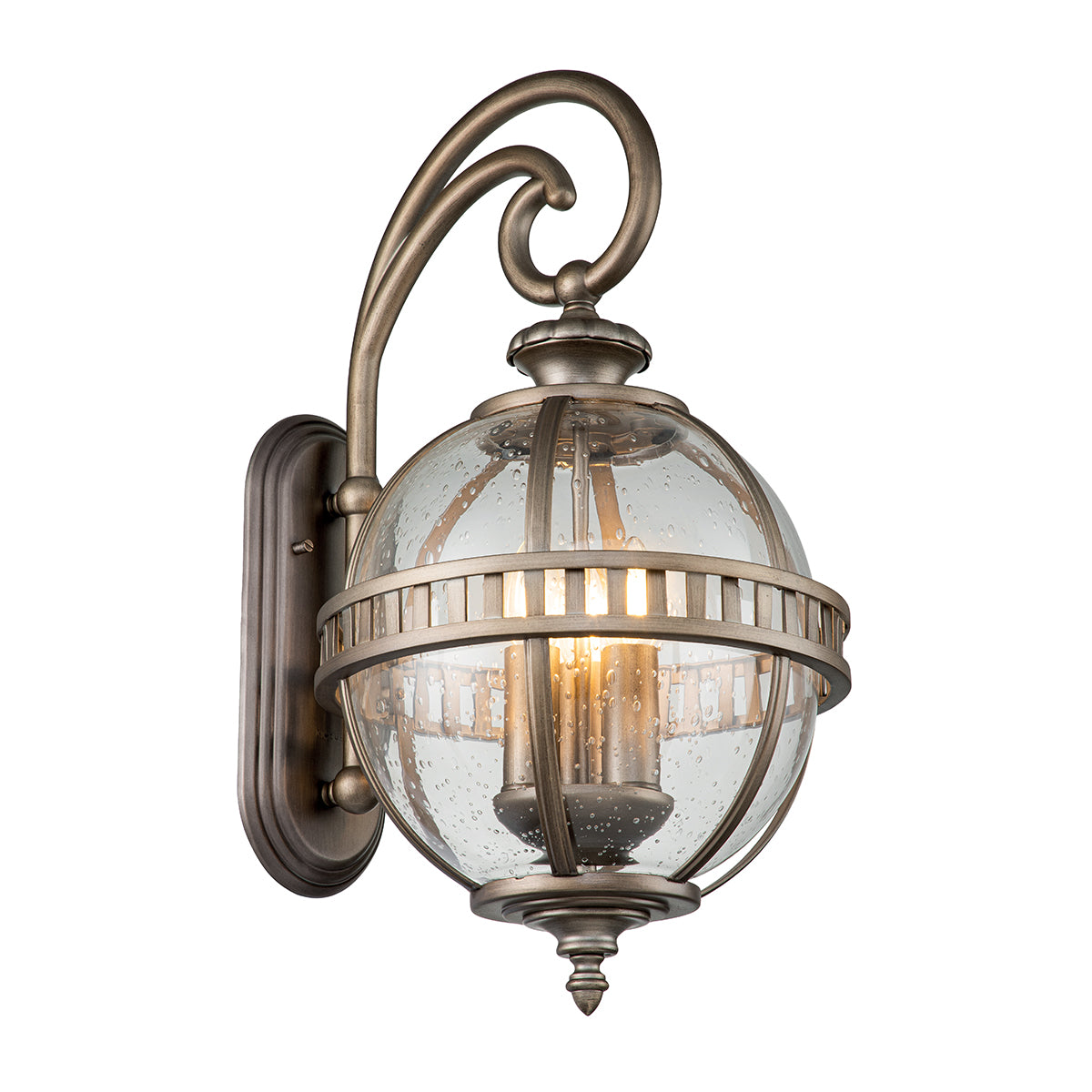 Halleron 3 Light Wall Lantern Bronze