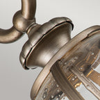 Halleron 3 Light Wall Lantern Bronze