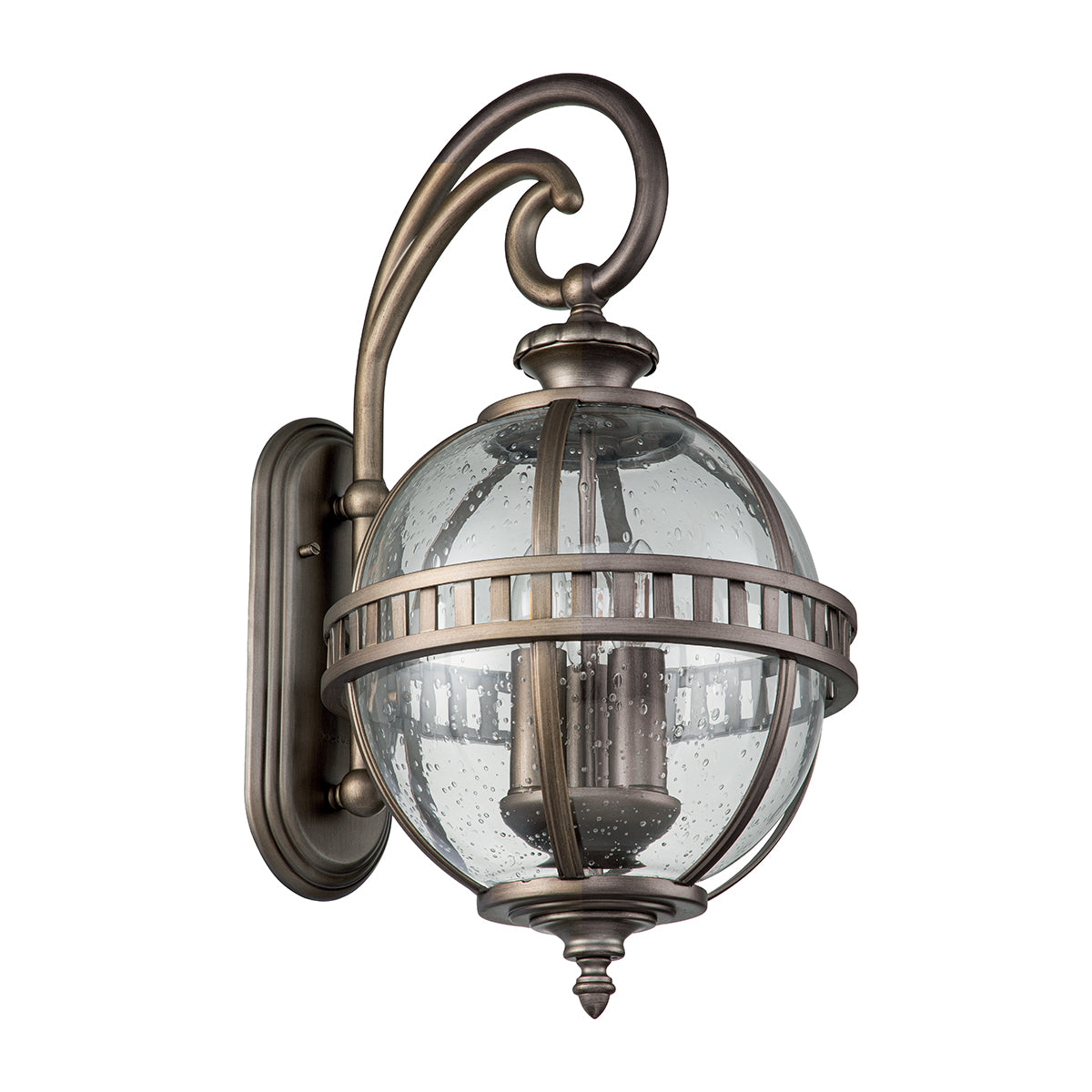 Halleron 3 Light Wall Lantern Bronze