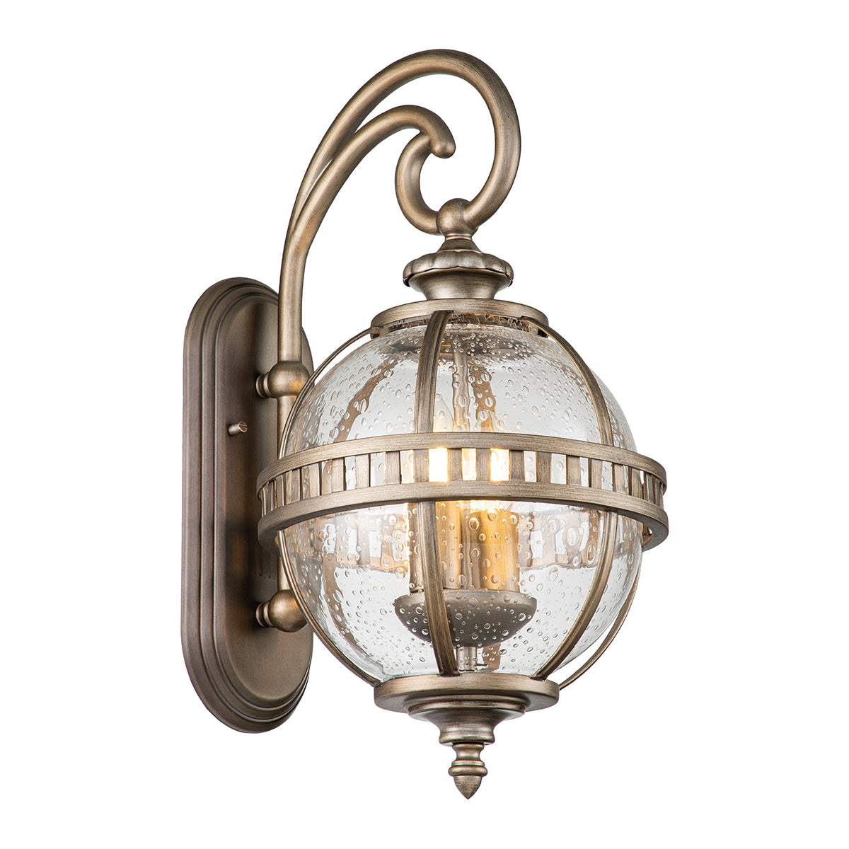 Halleron 2 Light Wall Lantern Bronze