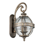 Halleron 2 Light Wall Lantern Bronze