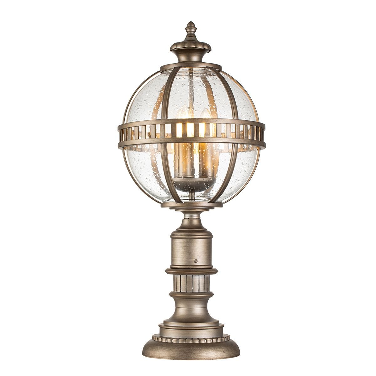 Halleron 3 Light Pedestal Lantern 1