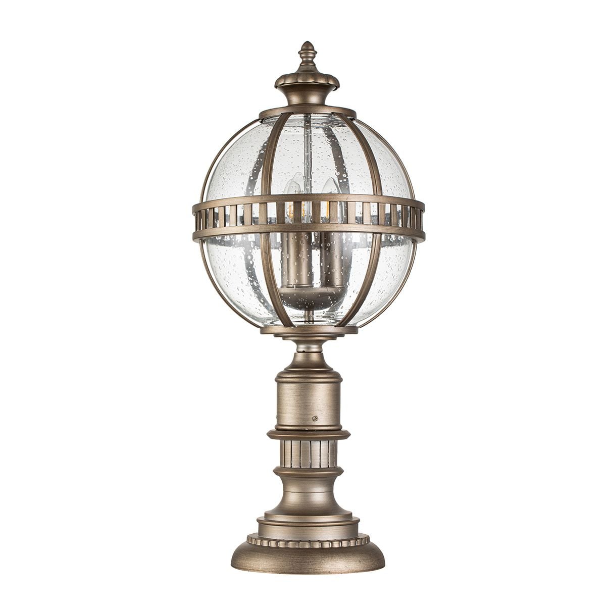 Halleron 3 Light Pedestal Lantern 1